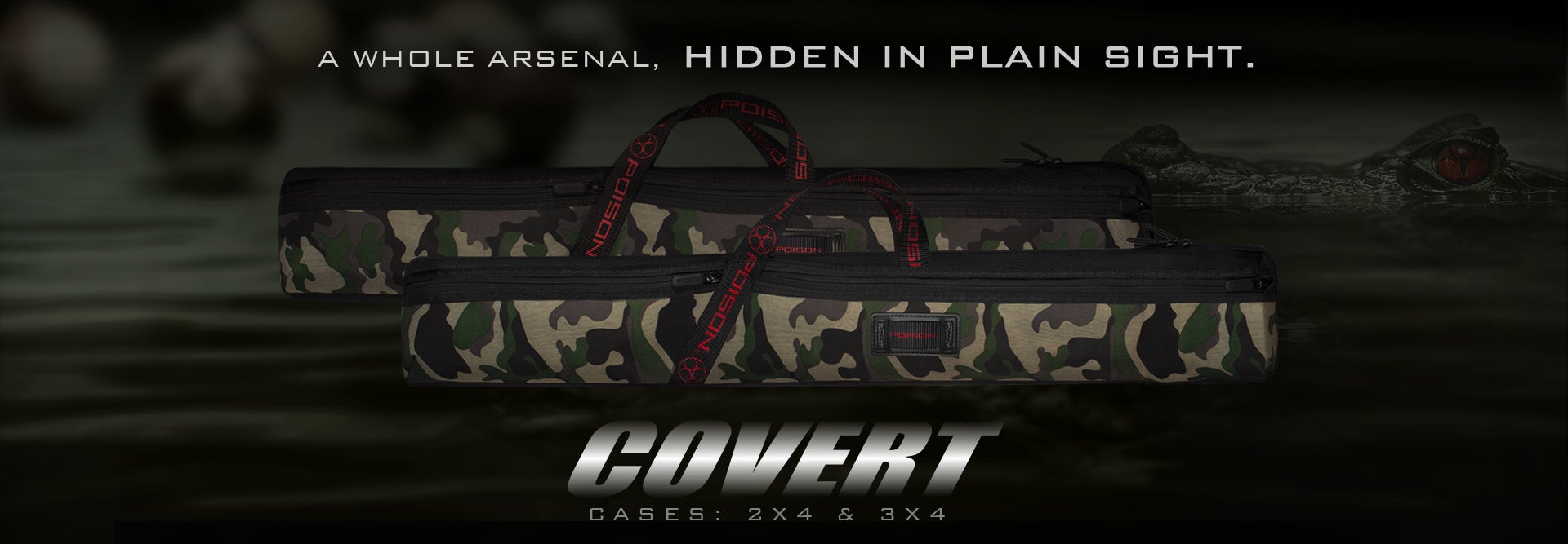 Poison Covert Camouflage Pool Cases